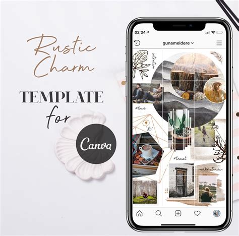 Get Instagram Puzzle Feed Canva Template Pictures