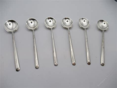 Antiques Atlas Vintage Silver Coffee Spoons James Dixon And Sons