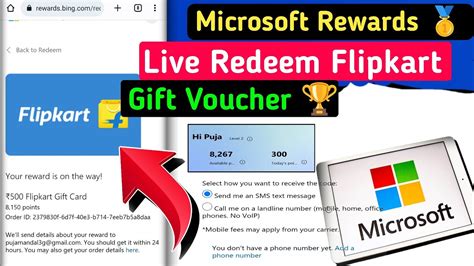 Good News Microsoft Rewards Live Redeem ₹500 T Card Redeem Problem Solved Microsoft