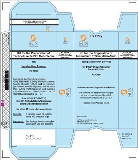 Technetium Tc M Mebrofenin Package Insert Prescribing Info