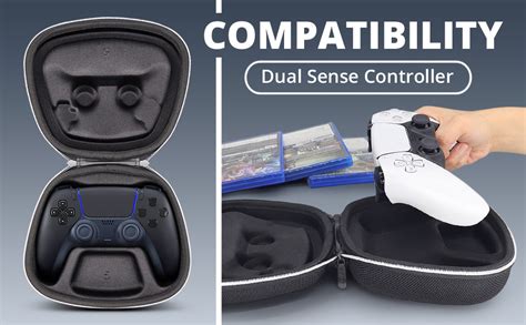 Sisma Travel Case Compatible With PS5 DualSense Wireless Controller