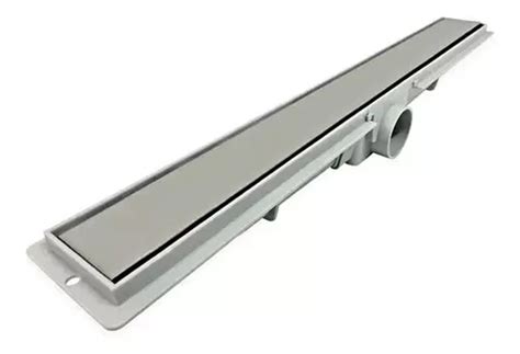 Ralo Linear Grelha Inox Para Banheiro Cm Sifonado Lg Mais