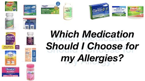 Which Medication Should I Choose For My Allergies Youtube