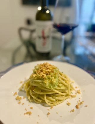 Spaghettone Con Cavolo Romanesco E Panko Croccante Al Ta Cucina