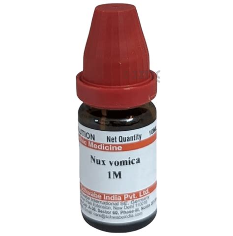 Dr Willmar Schwabe India Nux Vomica Dilution 1M Buy Bottle Of 10 0 Ml