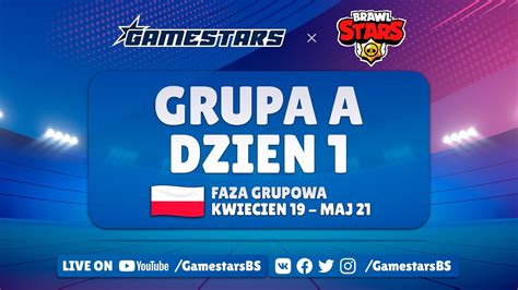 PL Brawl Stars Gamestars League Season 1 Faza Grupowa Dzień 1