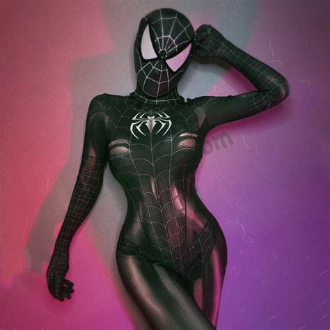 Disfraz De Spiderman Para Mujer Traje Zentai Sexy De Licra Traje