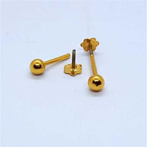 School Tops School Gold Goli Without Stones Tp0122 Pure Gold Jeweller