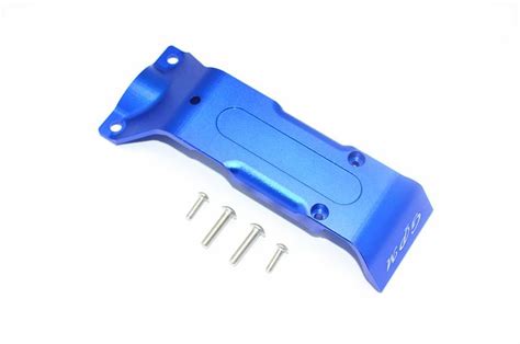 Gpm Aluminium Unterbodenschutzplatte Hinten Blau Trx E Revo