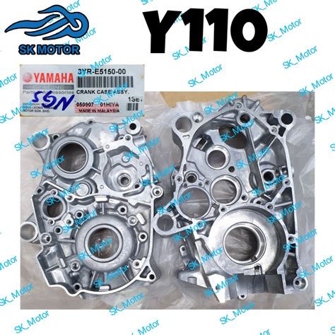 Yamaha Y110 SS Original Crankcase Crank Case Casing Set Kotak Engine