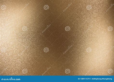 Brushed Bronze Metallic Foil Surface Abstract Texture Background Stock