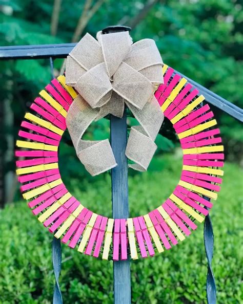 Clothespin Wreath