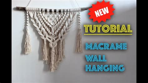 Macrame Wall Hanging New Tutorial Easy DIY For Macrame Beginners