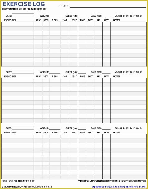 Free Workout Templates For Personal Trainers