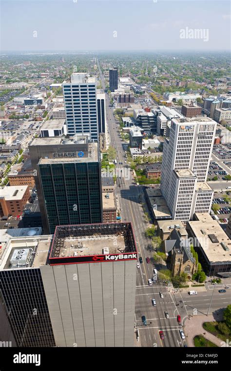 Aerial View Downtown Columbus Ohio Hi Res Stock Photography And Images