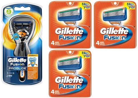 Gillette Fusion5 Proglide Razor Handle Fusion Manual Refill Blade