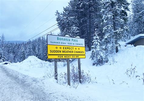 Environment Canada Issues Snowfall Warning For Highway 3 Paulson