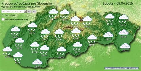 April showers are here: The weather forecast for Slovakia tomorrow ...