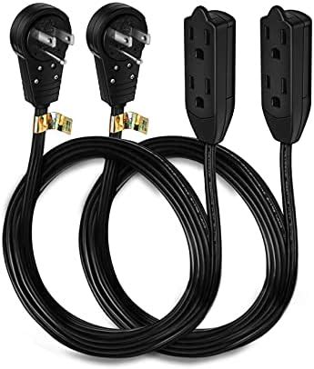 Nekteck Ul Certified Feet Power Strip Extension Cord Pack