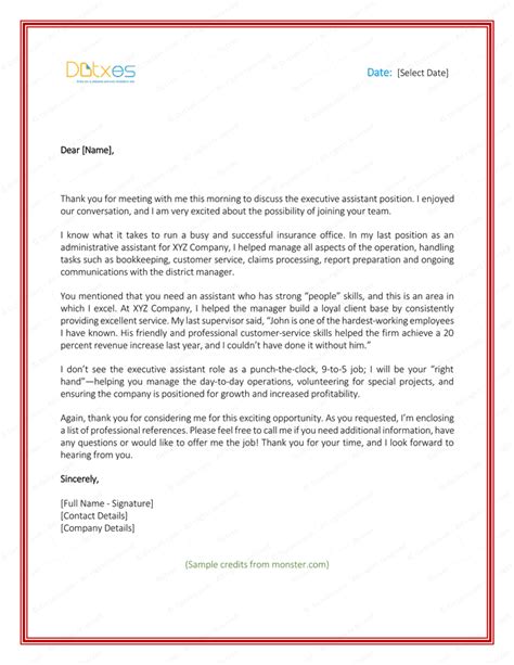 Sample Thank You Letter After Interview - 5 Plus Best Templates - Dotxes