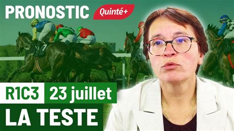 Pronostic Quinté PMU Quinté Flash La Teste R1C3 du 23 juillet 2023