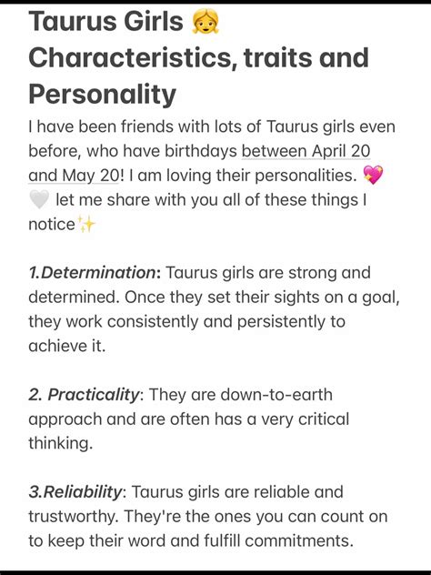 Taurus Characteristics