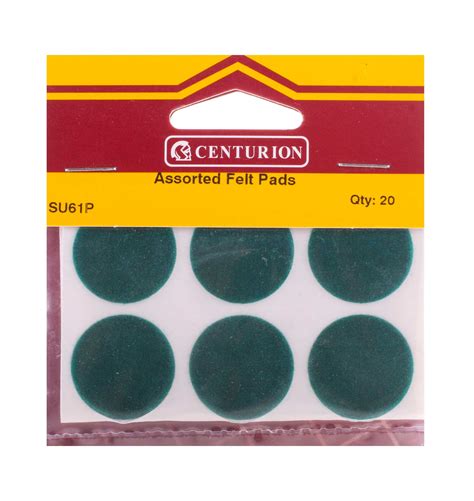 20 Green Felt Pads Self Adhesive Furniture Surface Protectors Round