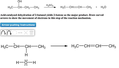 Solved Acid-catalyzed dehydration of 2-butanol yields | Chegg.com