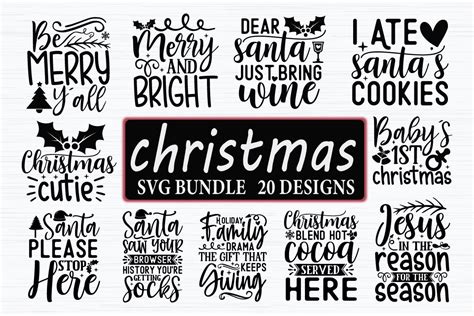 Cute Christmas SVG Bundle Bundle · Creative Fabrica