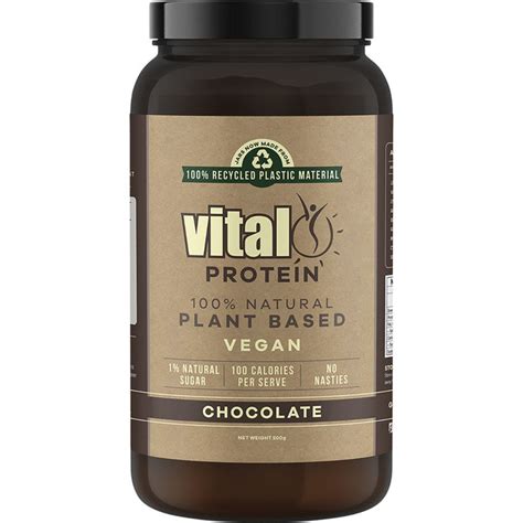 Vital Protein Organic Chocolate Pea Protein Isolate 500g — Australian Organic Products