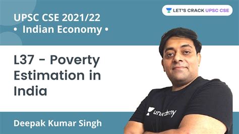 L37 Poverty Estimation In India Complete Indian Economy Upsc Cse Ias 2022 Youtube