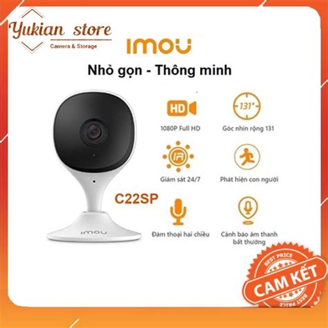 CAM KẾT GIÁ TỐT CAMERA WIFI KHÔNG DÂY IMOU CUE 2E C22SP 2MP MẪU MỚI