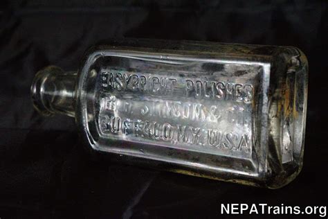 Easybright Polishes B.F. Stinson and Co. Bottle | NEPA Trains