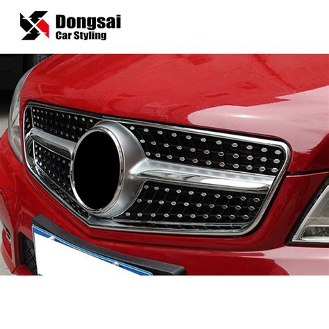 Abs Diamond Style Car Front Bumper Honeycomb Mesh Grille Grill For