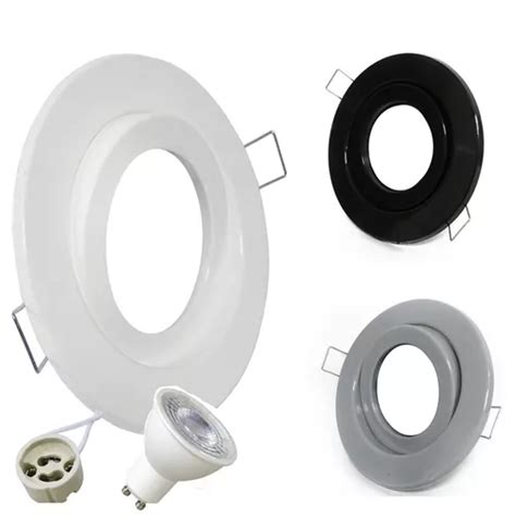 Spot Led Embutir Circular Plastico Dicro Led W Pack X Mercadolibre