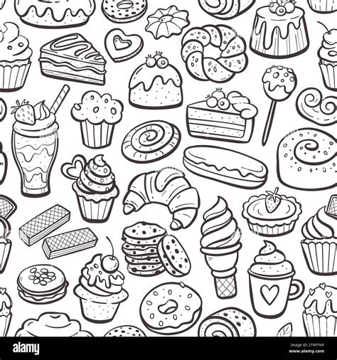 Bakery Items Stock Vector Images Alamy