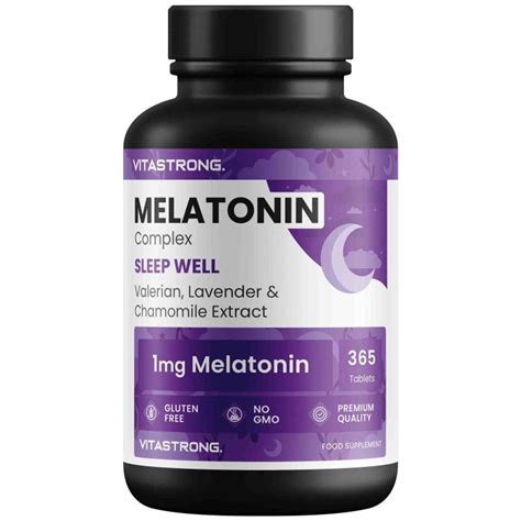 Vitastrong Melatonin Complex 365 Compresse Di Vitastrong Bestbody It