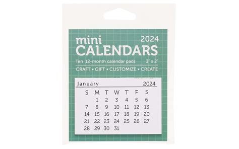 Mini Tear Off Calendars Pack Of Non Adhesive Back Etsy Australia