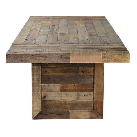 a table made out of wooden planks