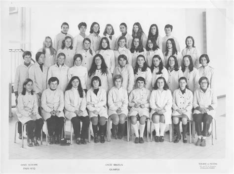 Photo De Classe 2nde C 1969 1970 De 1970 Lycée Brizeux Copains Davant