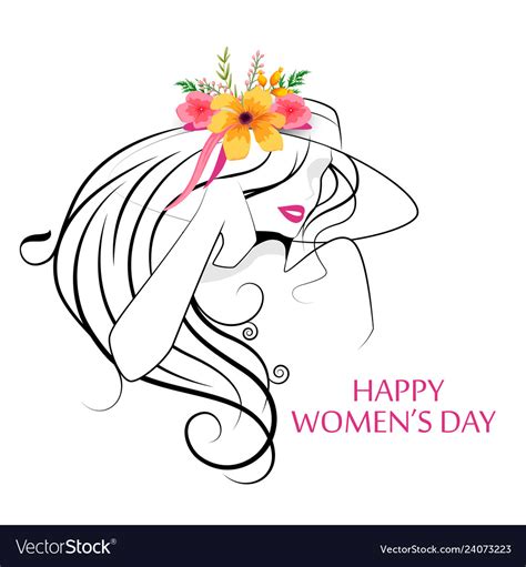 Happy International Women S Day Th March Vector Image