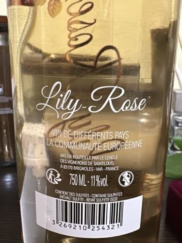 Le Cercle Des Vignerons De Saint Louis Lily Ros Vivino