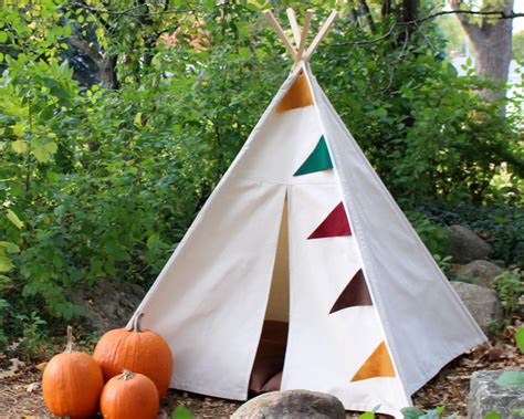 Kids Teepee Tent Five Sizes Can Include Window Kids Tent - Etsy