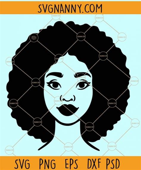 Black Afro Woman SVG Black Woman SVG Black Lives Matter Svg Black