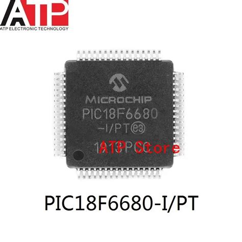 1 10PCS New Original PIC18F6680 I PT PIC18F6680 TQFP 64 Chip