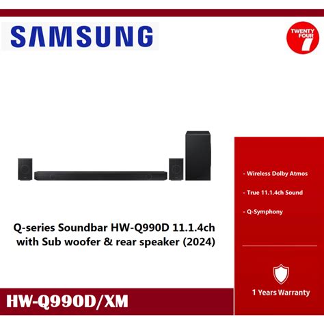 Samsung Q990d 11 1 4ch Q Series Soundbar 2024 Hw Q990d Xm Hw Q990c Xm Shopee Malaysia