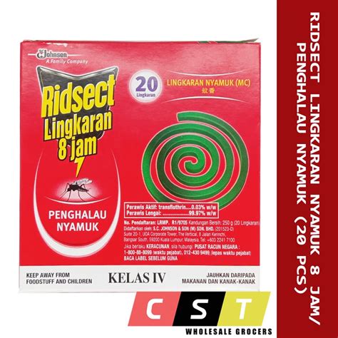 Ridsect Lingkaran Nyamuk Penghalau Nyamuk Pcs Box Shopee Malaysia