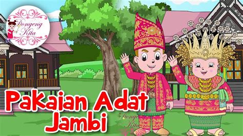 Baju Adat Melayu Kartun Pakaian Adat Jambi Budaya Indonesia Dongeng ...