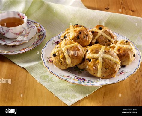 Hot Cross Buns Stock Photo Alamy