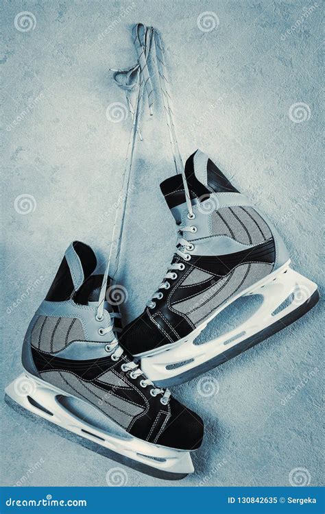 Hockey Skates Stock Image Image Of White Equipment 130842635